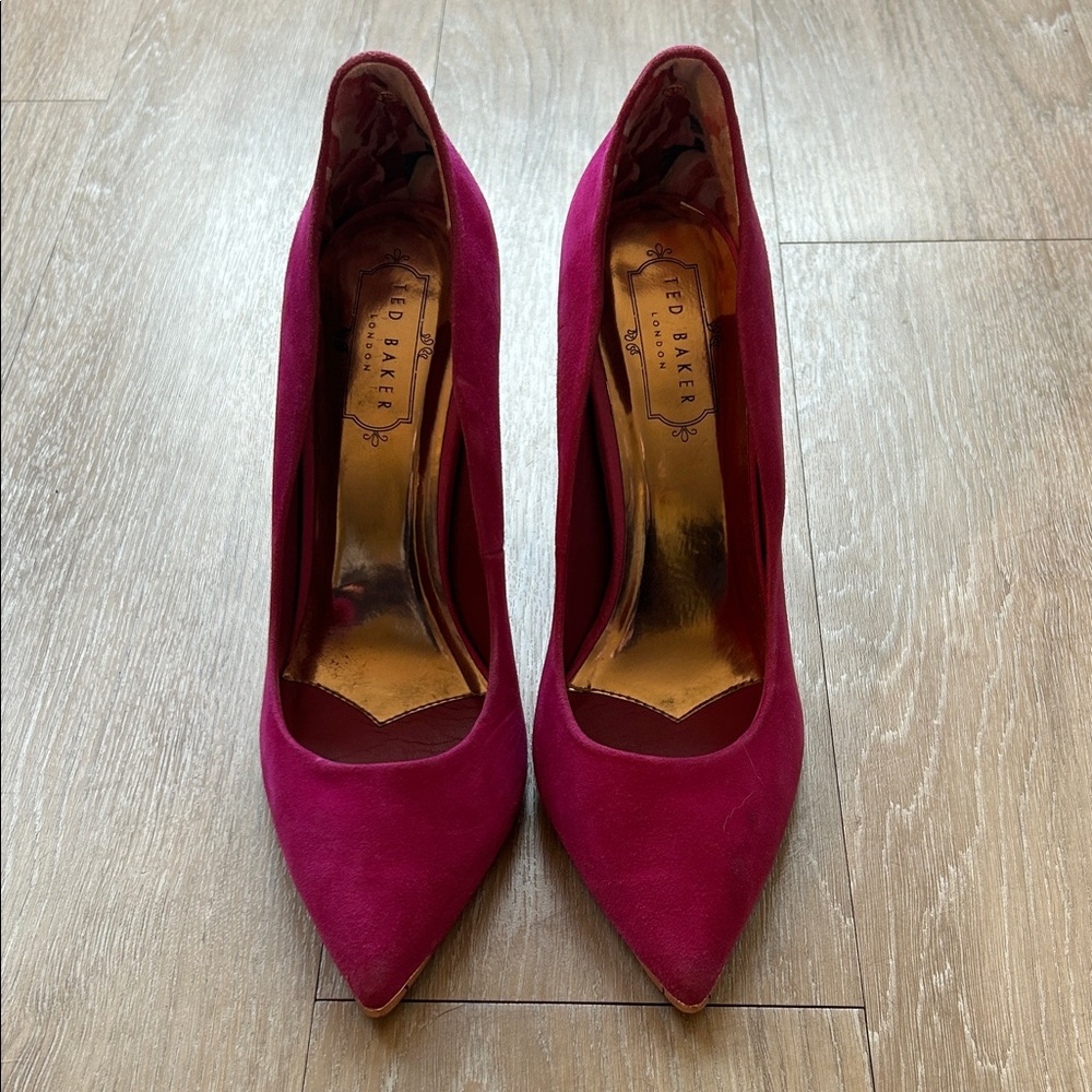 Ted Baker Fuchsia Suede Heels for Women